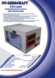 CTI 1400 Air Filters